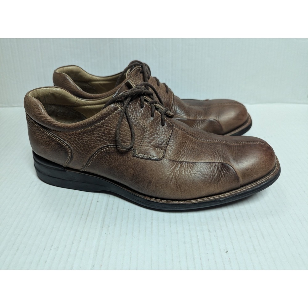 Johnston & Murphy Shoes Mens 11 M Brown Leather Bicycle Oxford Shuler Lace up